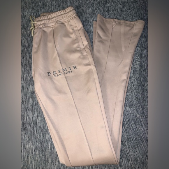 Beige skinny track pants - Picture 2 of 5